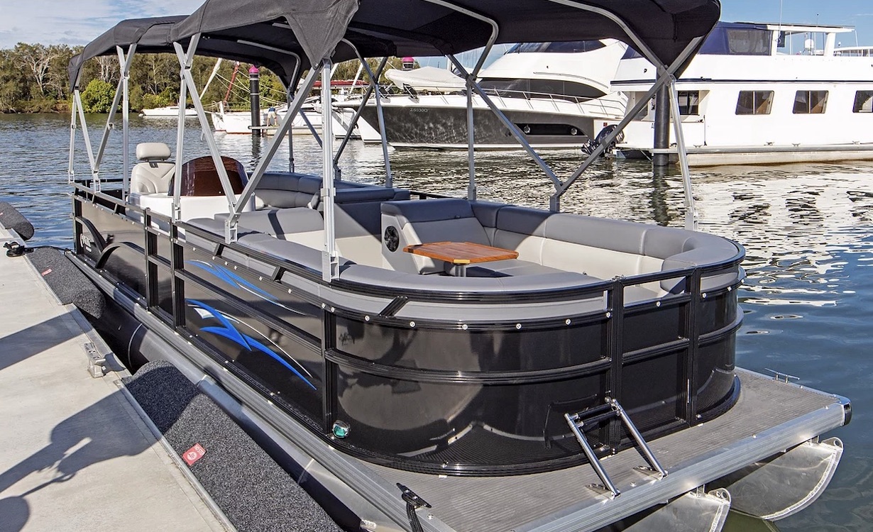 Pacific 250 pontoon boat